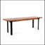 Banc MODERNE INDUSTRIEL MODERNE À LA MAIN Le bois de manguier présente de magnifiques bruns dorés l 53,25 po x P 13,75 po x H 17,75 po