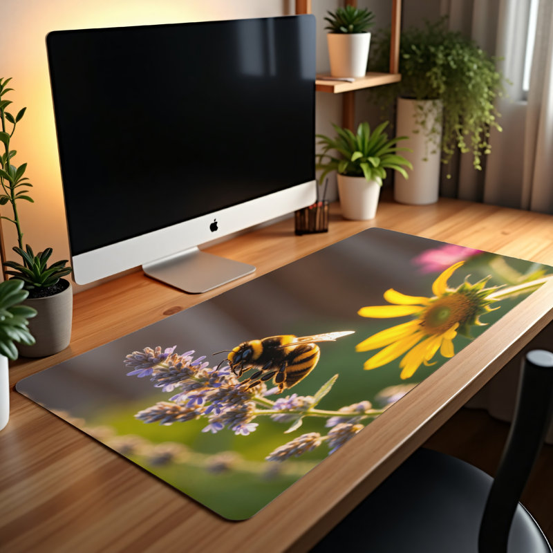 Polyester Desk Pad, 14.4x12.1