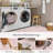 Abstract Washable Area Rug Soft Bedroom Rug for Living Room Ultra-Thin Non Slip Office Carpet-1452309392