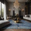 Tapis gris soyeux et moelleux-1858772590