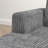U-shaped modular sectional sofa, corduroy sleeper couch, space-saving minimalist design for living room, grey-1109191968
