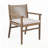 Outdoor Patio Acacia Wood Patio Armchair with Rope Design-116581164