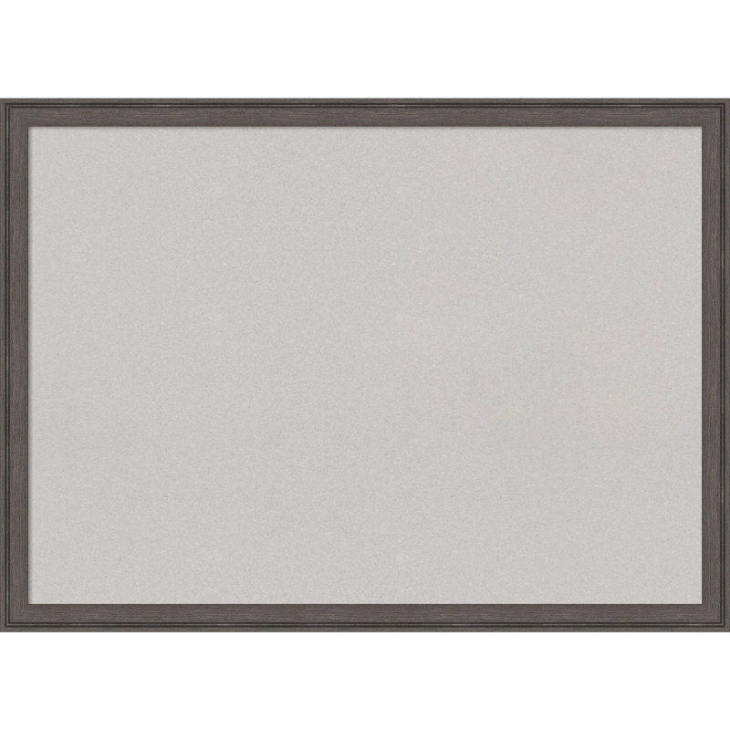 Petit tableau d'affichage mural en liège mural, Argent, 22 po x 30 po