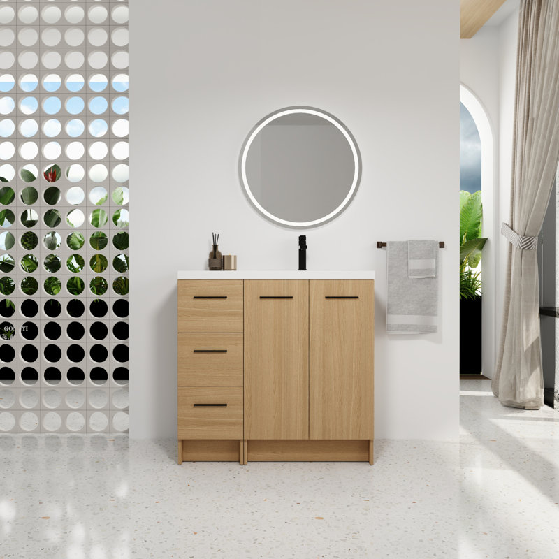  Meuble-lavabo autoportant modulaire 36 po