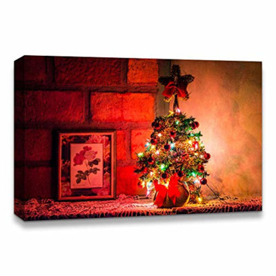 Christmas Holiday Celebration Tree X16 - Photographie sur toile tendue