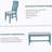 6-Piece Wood Dining Table Set, Kitchen Table Set with Drawer