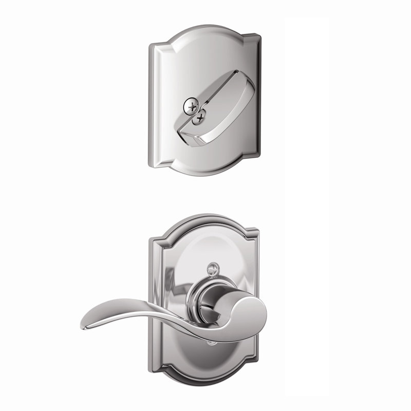 Accent Interior Lever Set, Bright Chrome, Right