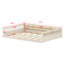 Lit plateforme tapissier avec garde-corps et coussin-231720929
