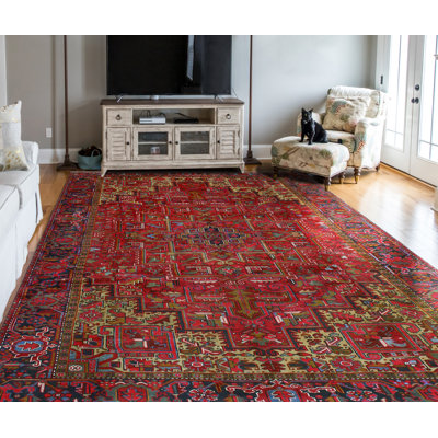 Khylar Heriz Birk Red Rug