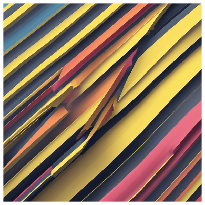 Coussins décoratifs jaunes et roses en diagonale, 14 X 14 pouces
