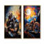 Fantasy Moto Odyssey - ensemble de 2 décorations murales de moto-102585026-102585030