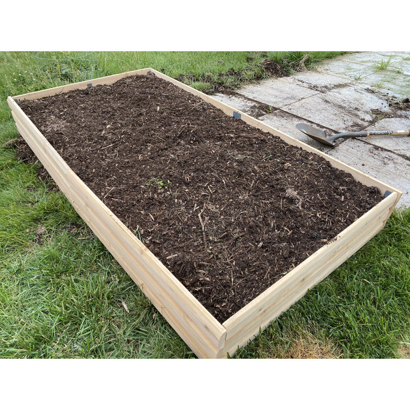 Hallmar Handmade Wood Raised Garden Bed