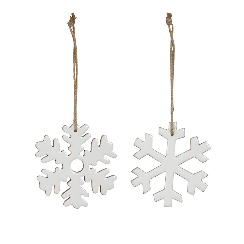 4'' Mango Wood Holiday Shaped Ornament