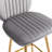 Upholstered Counter Stool with Metal Frame-540160549-540884622