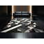 Tapis gris à motif géométrique moelleux à motifs géométriques modernes-125698544