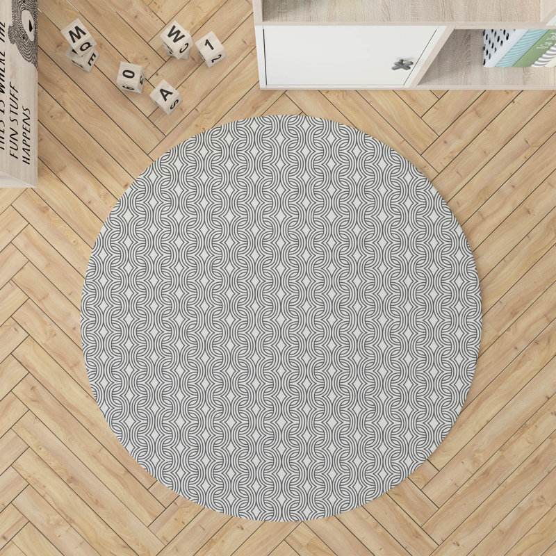 Tapis de jeu Child Lock, Ivoire/gris anthracite
