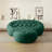  Kayi 79.53" Upholstered Loveseat Pumpkin-shaped Compression Sofa With Ottoman, No Assembly Required-112472611