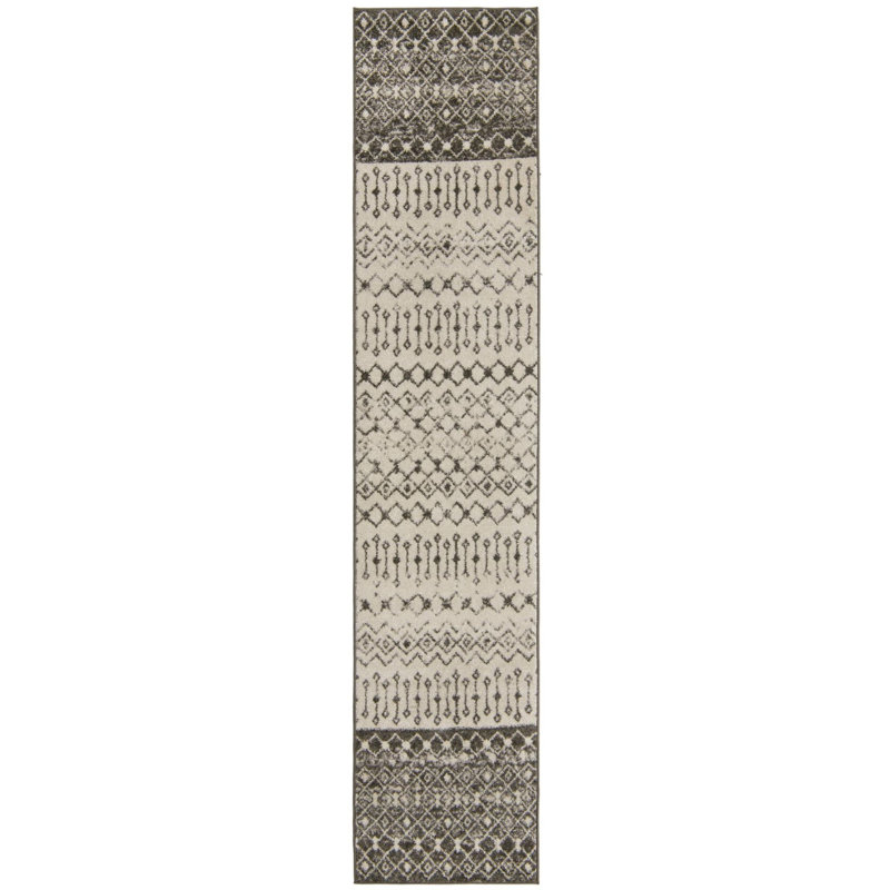 Abstract Indoor Rug, Runner 2'7" x 12'