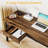 Stefnie 78.7" Extra Long Computer Desk, Writing Desk with 2 Drawers-1698047888