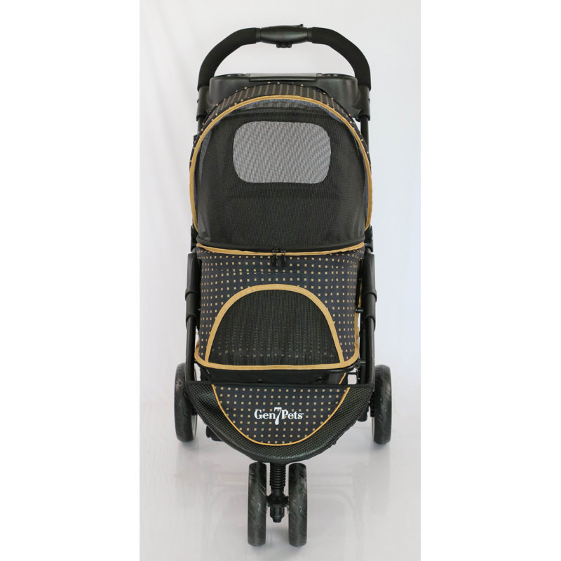 Foldable Pet Stroller, Black Onyx