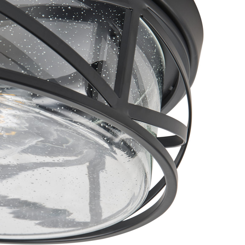 Parvin Glass Flush Mount