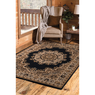 Tapis noir Marta