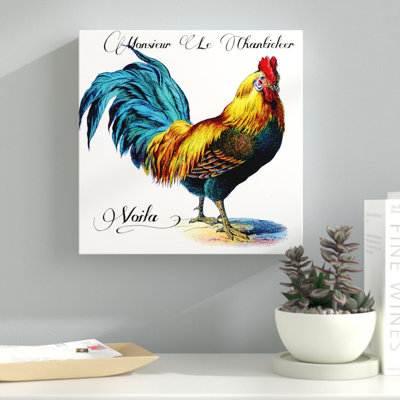 Reproduction d’art sur toile tendue monsieur le chanticleer