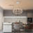 Dimsdale Modern Irregular LED Pendant Light With Remote-88364476