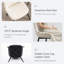 47.5cm H Fabric Upholstered Metal Upholstered Back Side Chair-14830625