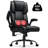 Heated Massage Executive Office Chair Ergonomic Office Chair with Filp-Up Armrests