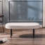 Banc en métal et blanc Mimi