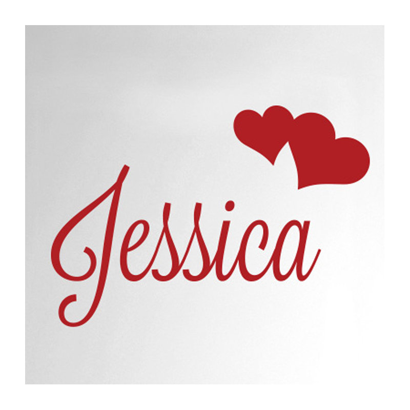 Wall Decal, Dark Red, Yes
