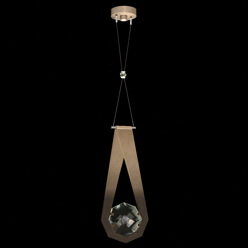 Aria 1 - Light LED Pendant, Soft Ombre Bronze