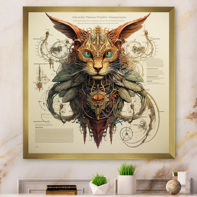 " Mythical Creature Diagrammatic Drawing II "