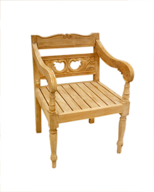 Chaise de patio teck Proulx