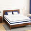 Grand matelas 10 po - ressorts ensachés, isolement de mouvement, mousse viscoélastique double couche pour la détente des dormeurs