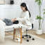 Backed Adjustable Height Industrial Stool-1941890705