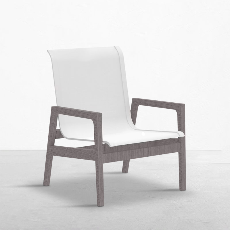 Seashore 30" H Patio Chair, Slate Gray