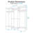 VIPEK V5i Medium Portable Wardrobe Rack, Heavy-Duty Freestanding Closet Organizer with 8 Adjustable Shelves & 4 Hanging Rods, 56.7" L x 15.7" W x 76.4" H, White-204568710