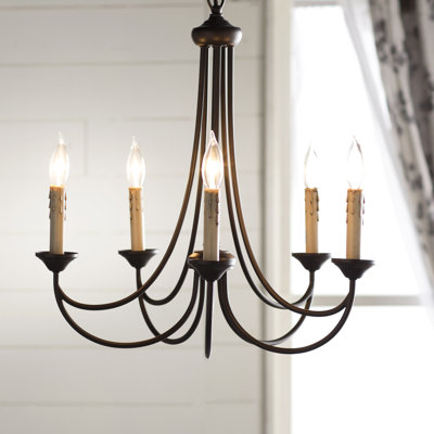 Polito 5 - Light Dimmable Chandelier