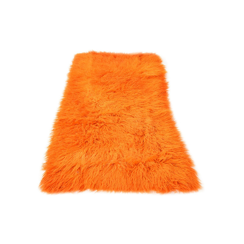 Tapis orange Parra