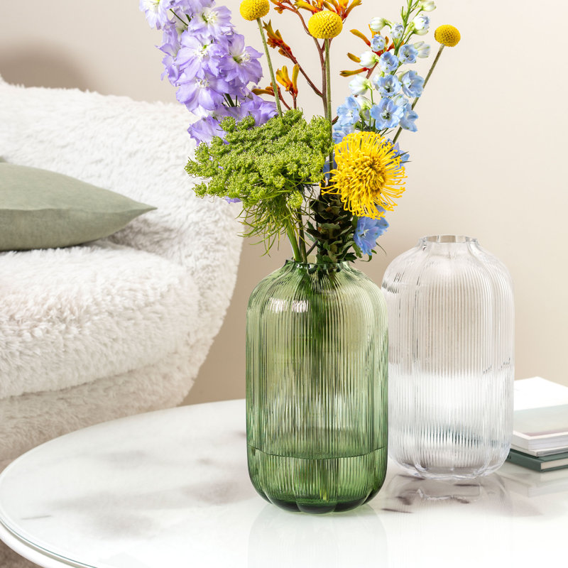 Vase en verre soufflé à la bouche Villeroy & Boch, Vert