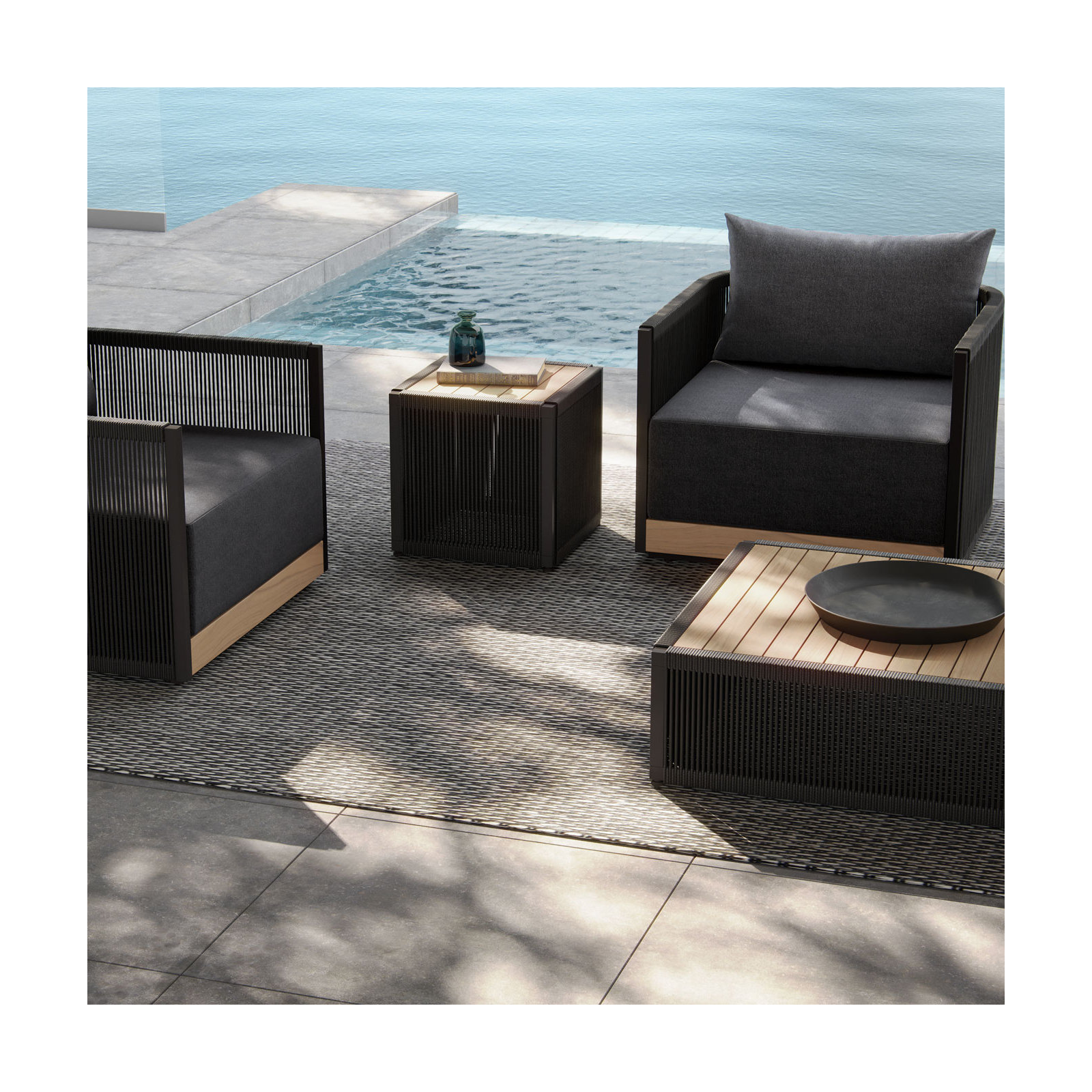 Fifer 18'' Tall Block End Table
