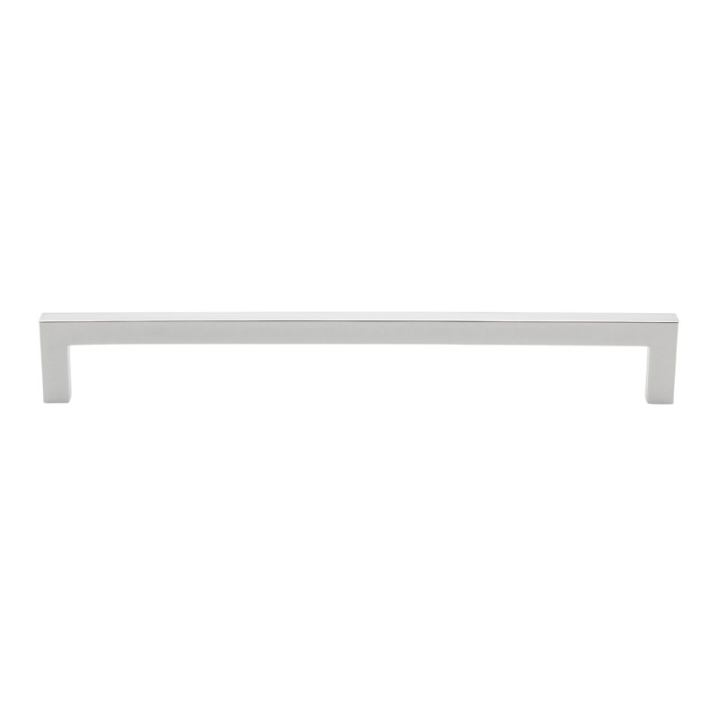 Poignée barre carrée robuste de la collection Kingston, Chrome poli, 8.8125"