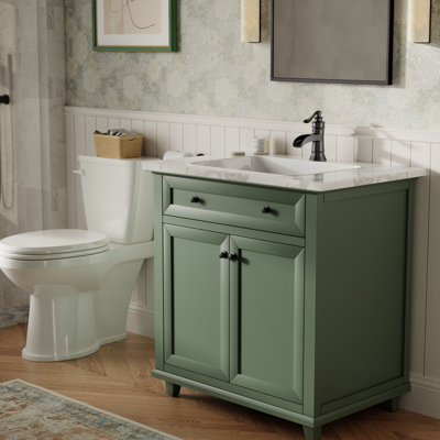 Robinet de salle de bains monotrou avec ensemble de drainage