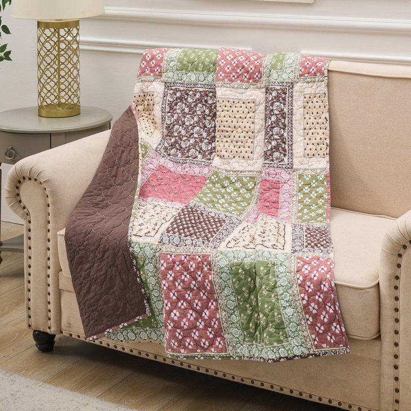Greenland Home Fashions Priya Throw, Multicolor - 50x60 Inch