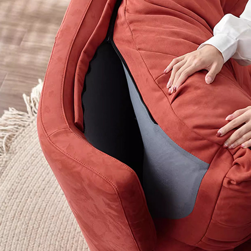 Fauteuil inclinable ergonomique à 360 ° en bois massif