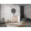 Meuble-lavabo autoportant de 42 po avec lavabo en céramique et armoires de rangement, porte à fermeture en douceur, armoire combinée 02430 + 0312, ensemble KD-125515213-125515217