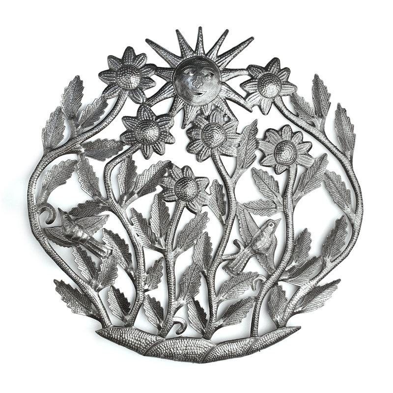 Handmade Plants & Flowers Wall Decor on Metal