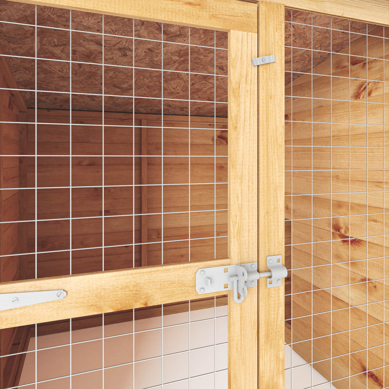 Mercia 8 x 4ft Berkshire Dog Kennel & Run, No